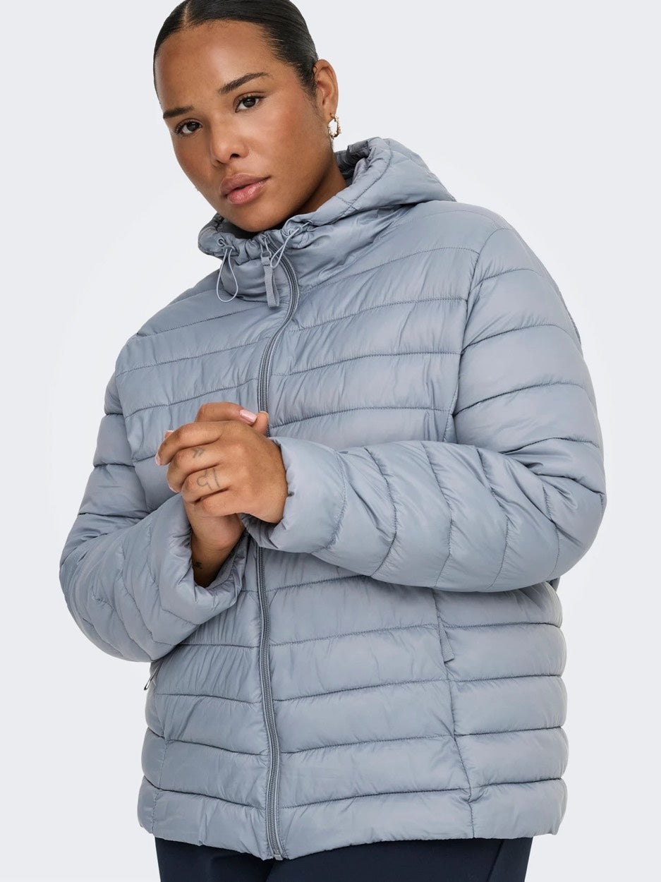 Onltahia Lw Quilted Hood Jkt Noos Otw - Lichtblauw