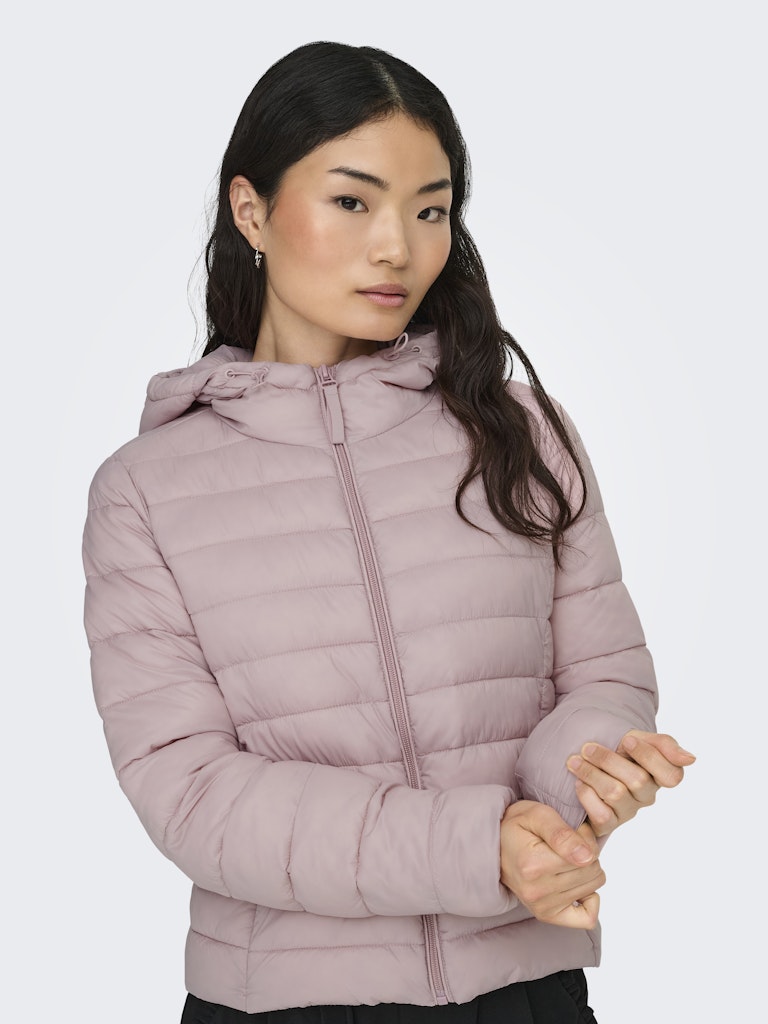Onltahia Lw Quilted Hood Jkt Noos Otw - Licht Roze
