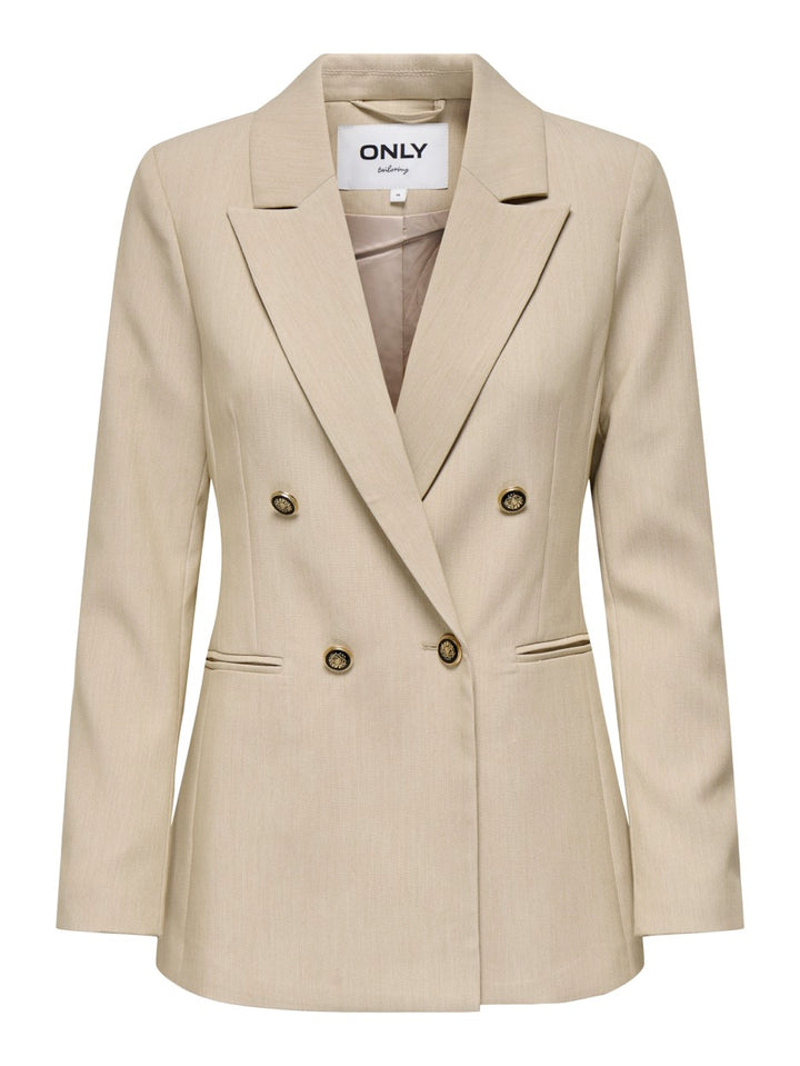 Onlastrid Life L/s Fit Blazer Tlr N - Zand