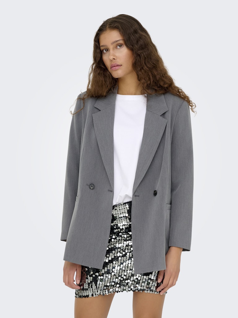 Jdyerica L/s Blazer Tlr - Grijs Melee