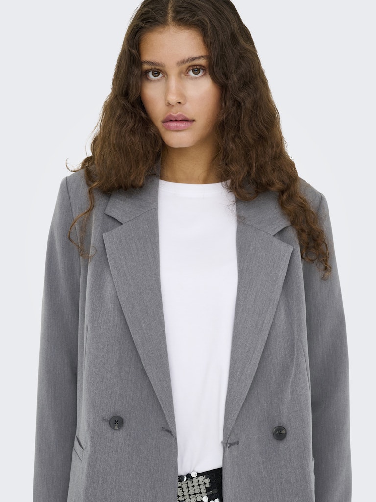 Jdyerica L/s Blazer Tlr - Grijs Melee