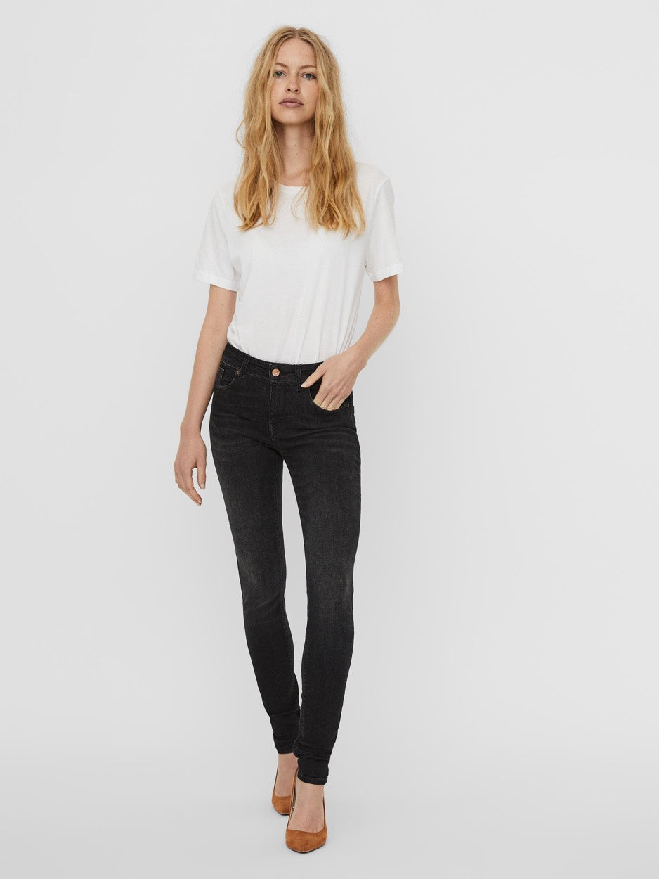 Vmlux Mr Slim Jeans Ri101 Ga Noos - Black Denim