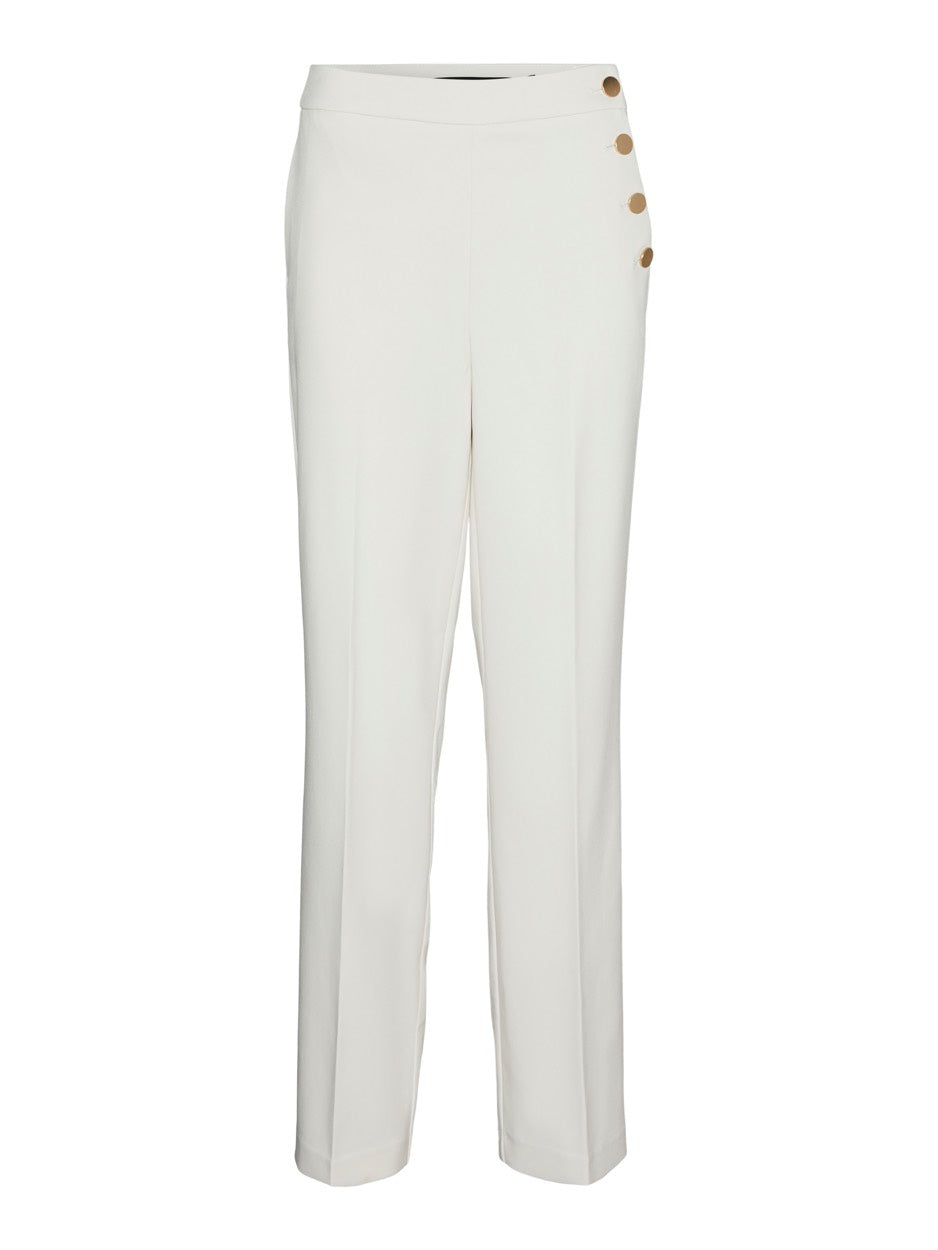 Vmgabriella Hw Pants Tlr Btq - Beige