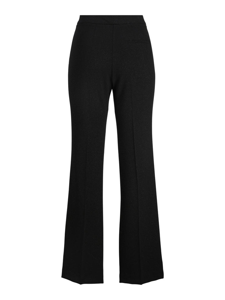 Jxkatie Glitter Slim Flared Hw Pant - Zwart