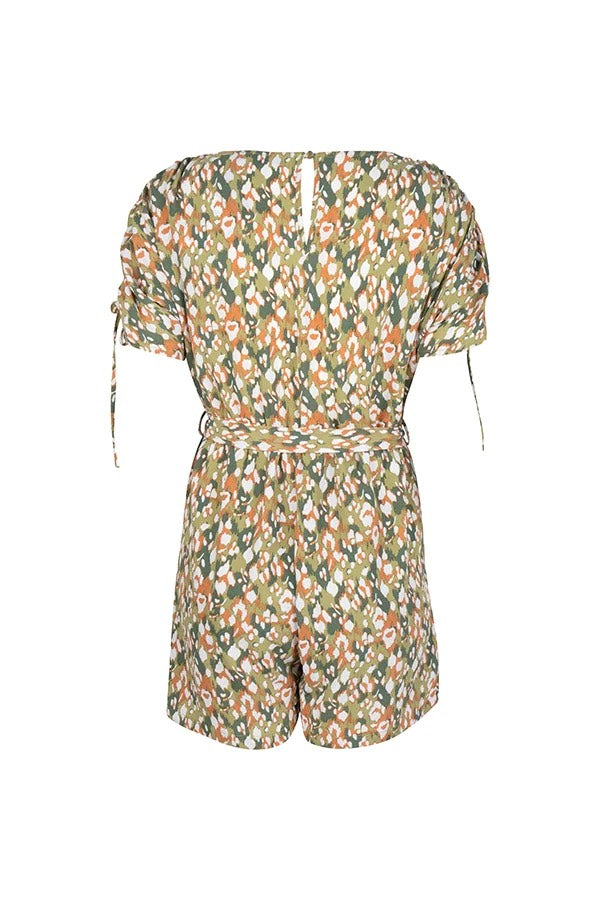 Playsuit Marloes - Groen Dessin