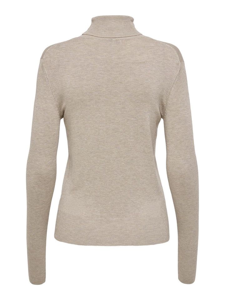 Onlvenice L/s Rollneck Pullover Knt. . 1952. - Beige