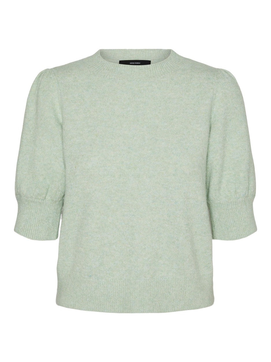 Vmdoffy 2/4 O-neck Pullover Ga Noos - Mint