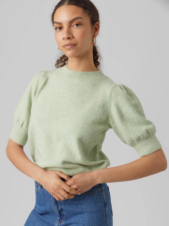 Vmdoffy 2/4 O-neck Pullover Ga Noos - Mint