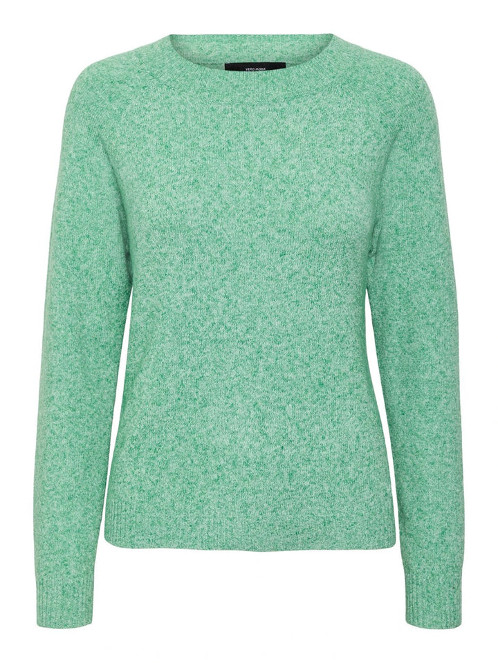 Vmdoffy Ls O-neck Blouse Ga Noos - Groen Melee