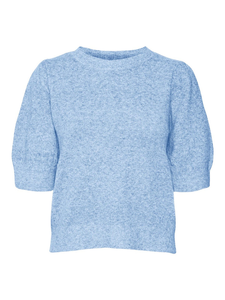 Vmdoffy 2/4 O-neck Pullover Ga Noos - Lichtblauw