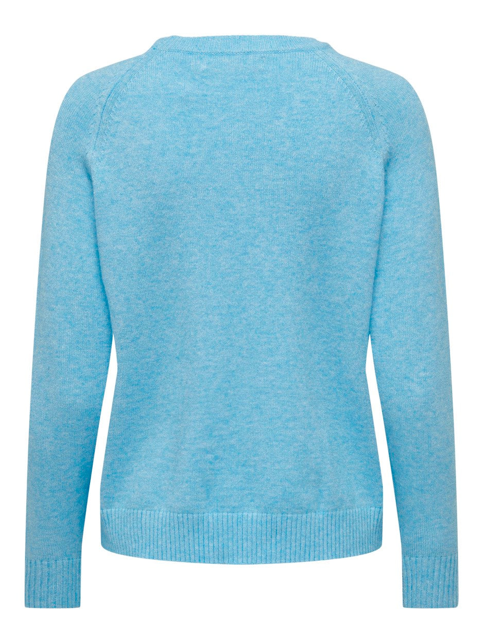 Onllesly Kings L/s Pullover Knt Noo - Lichtblauw