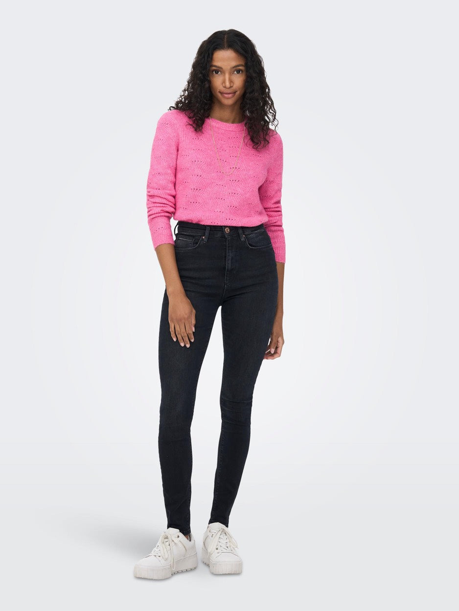 Onllolli L/s Pullover Knt Noos - Roze