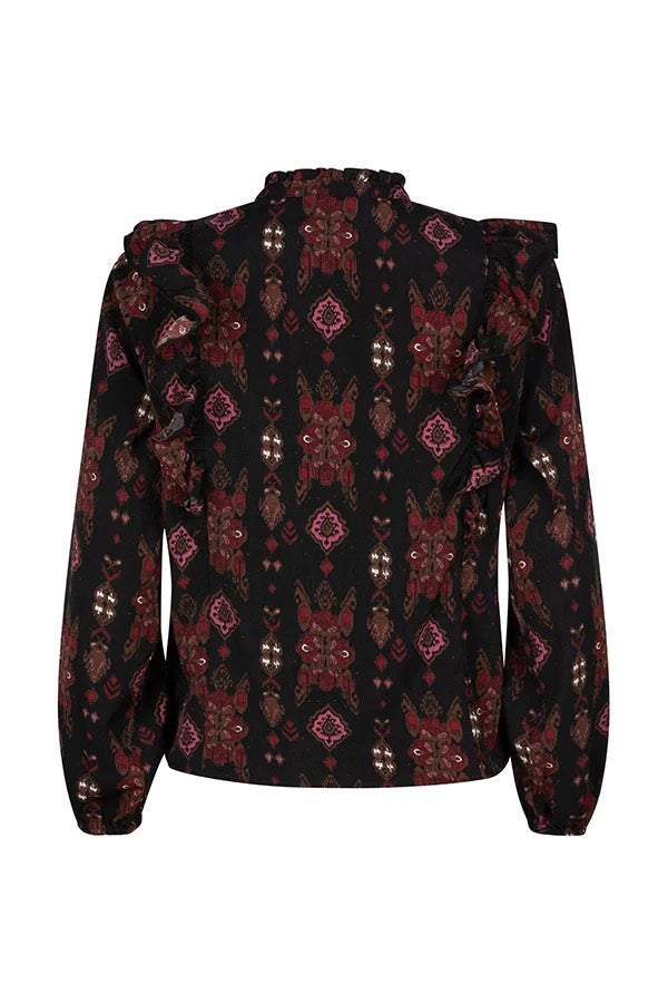 Blouse Mave - Zwart Dessin