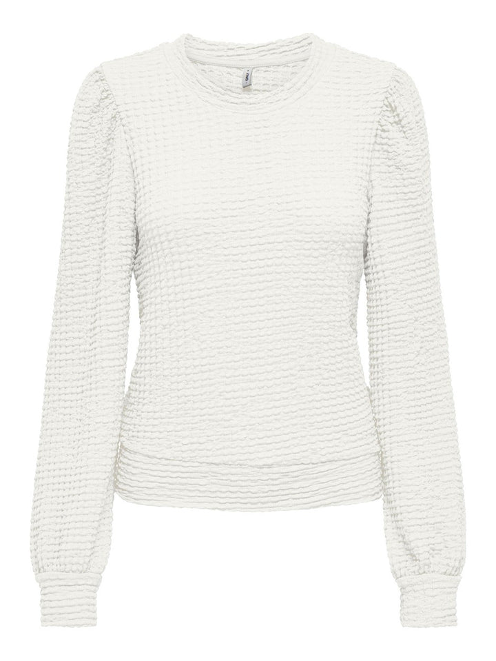 Onlmai L/s Top Cc Jrs - Off-white