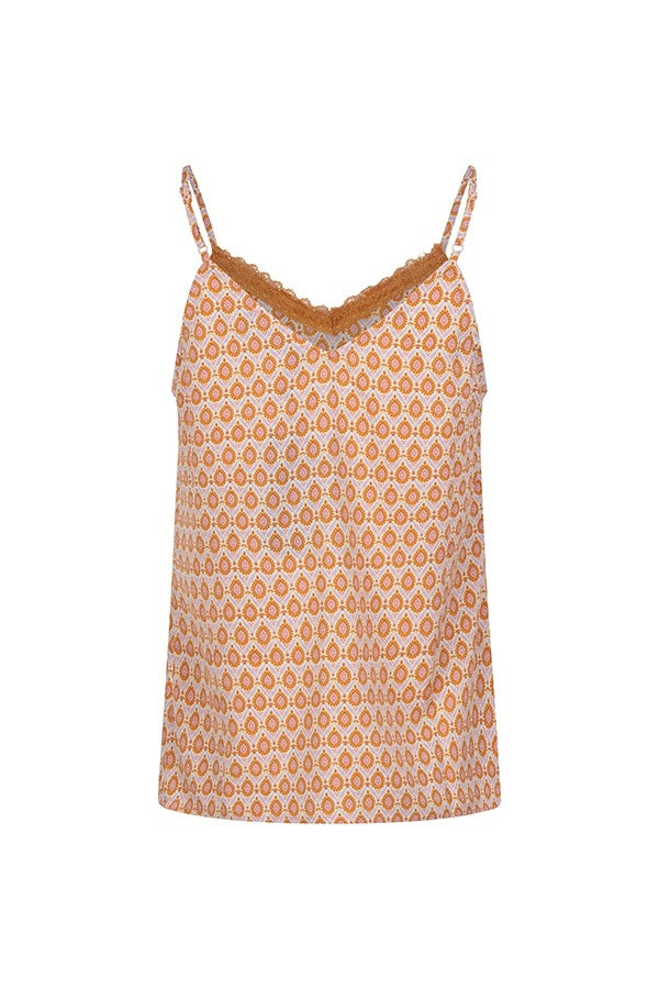 Top Alaia - Oranje Dessin