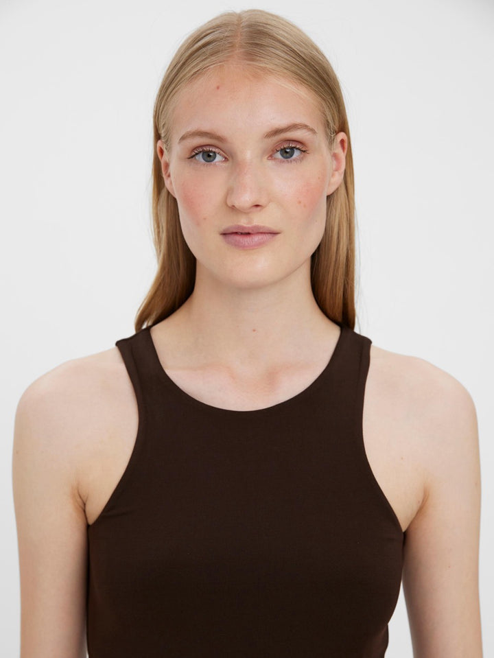Vmbianca Sl Tank Top Noos - Bruin