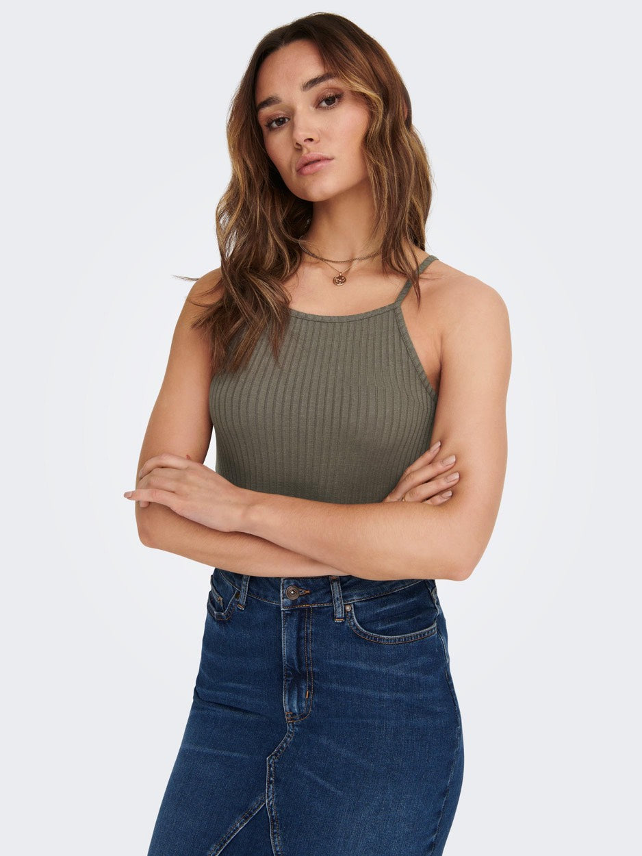 Jdyfransiska S/l Top Jrs Noos - Taupe