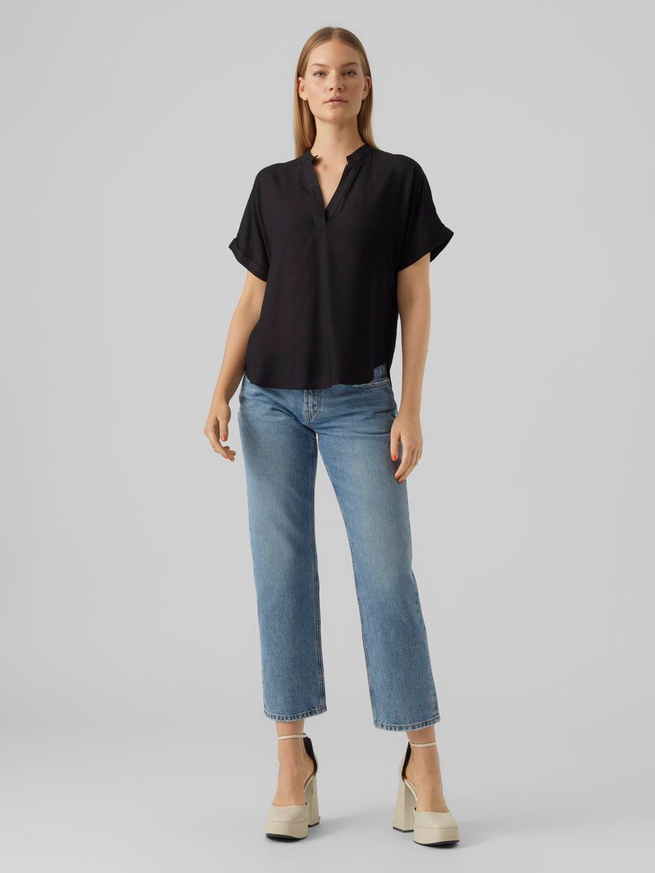 Vmbeauty Ss Top Wvn Ga Noos - Zwart