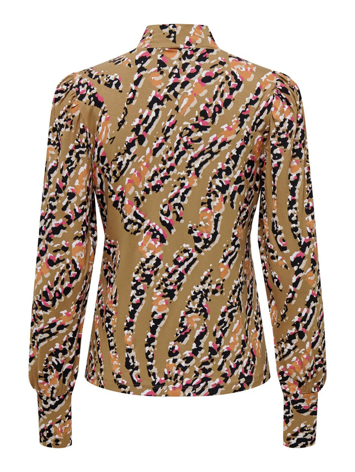 Onlamina L/s Top Jrs - Zand Dessin