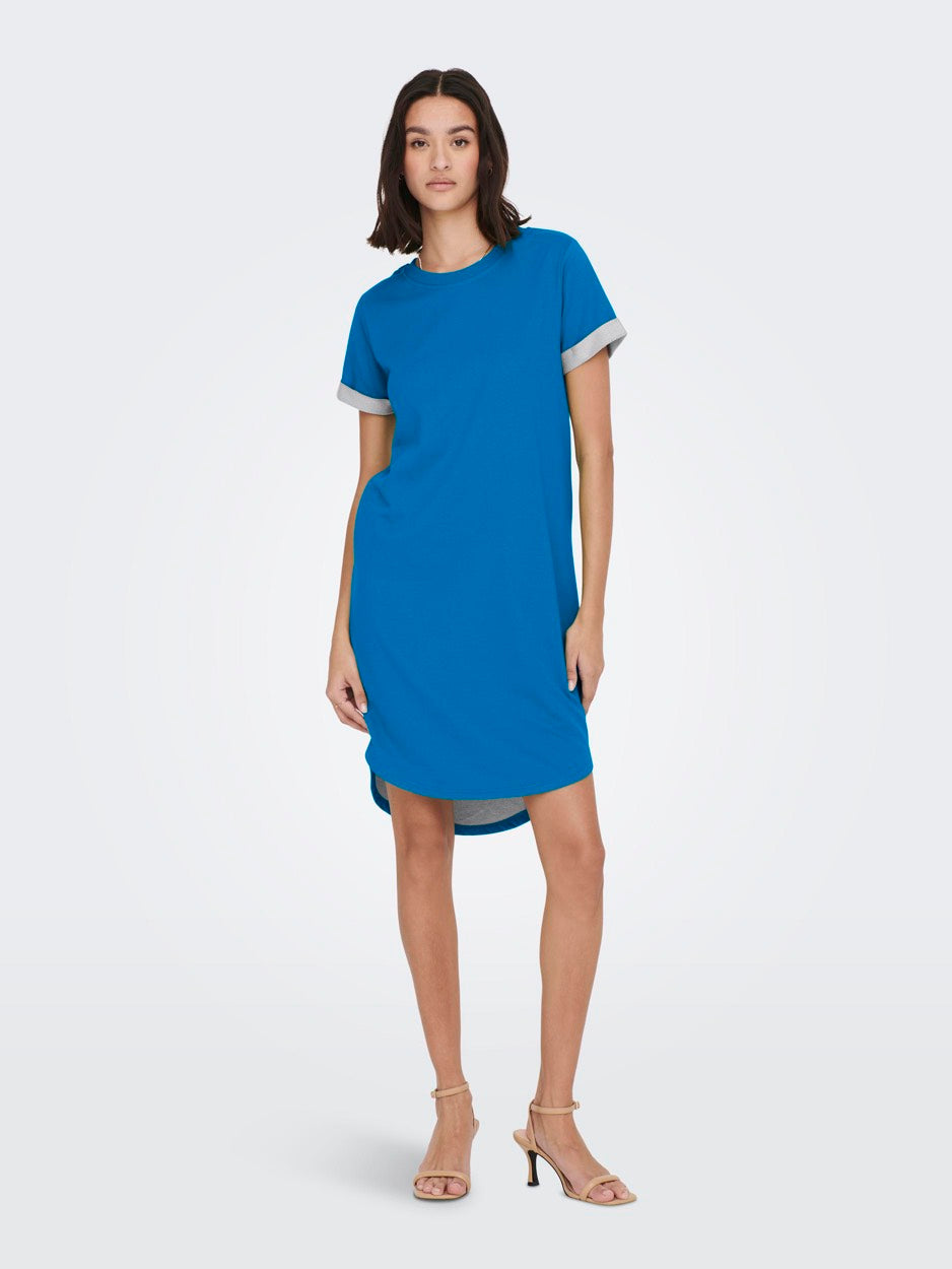 Jdyivy S/s Dress Jrs Noos - Kobalt