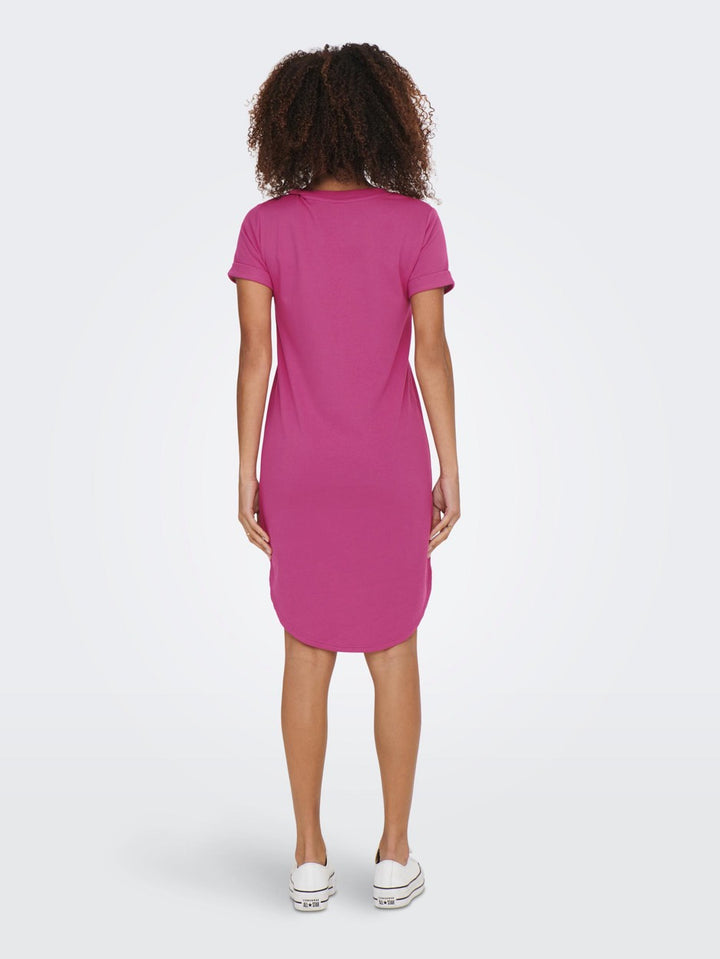 Jdyivy S/s Dress Jrs Noos - Fuchsia