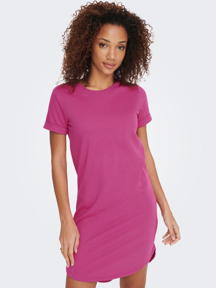 Jdyivy S/s Dress Jrs Noos - Fuchsia