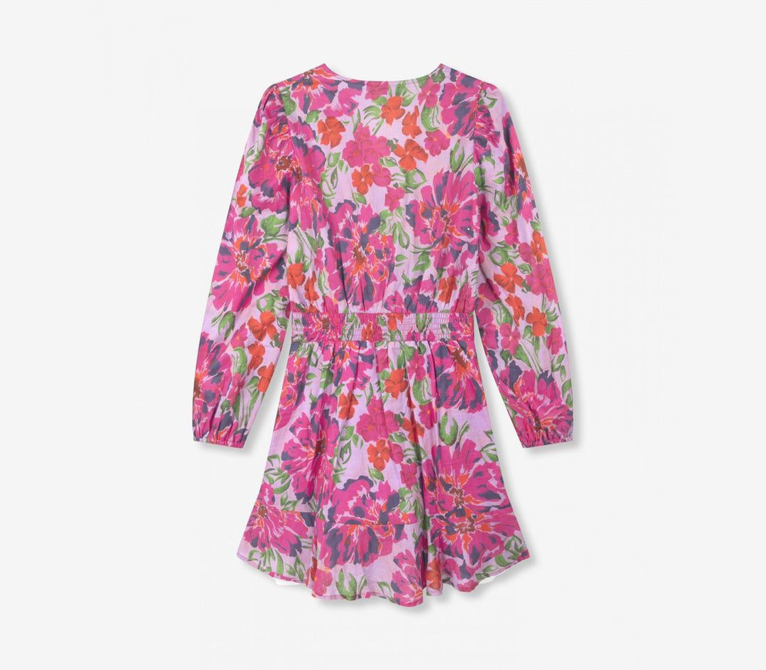 Flower Broderie Dress - Multicolor
