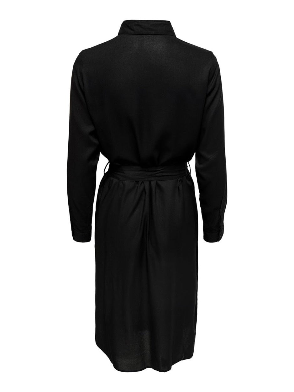 Onlmulba Life Ls Shirt Dress - Zwart