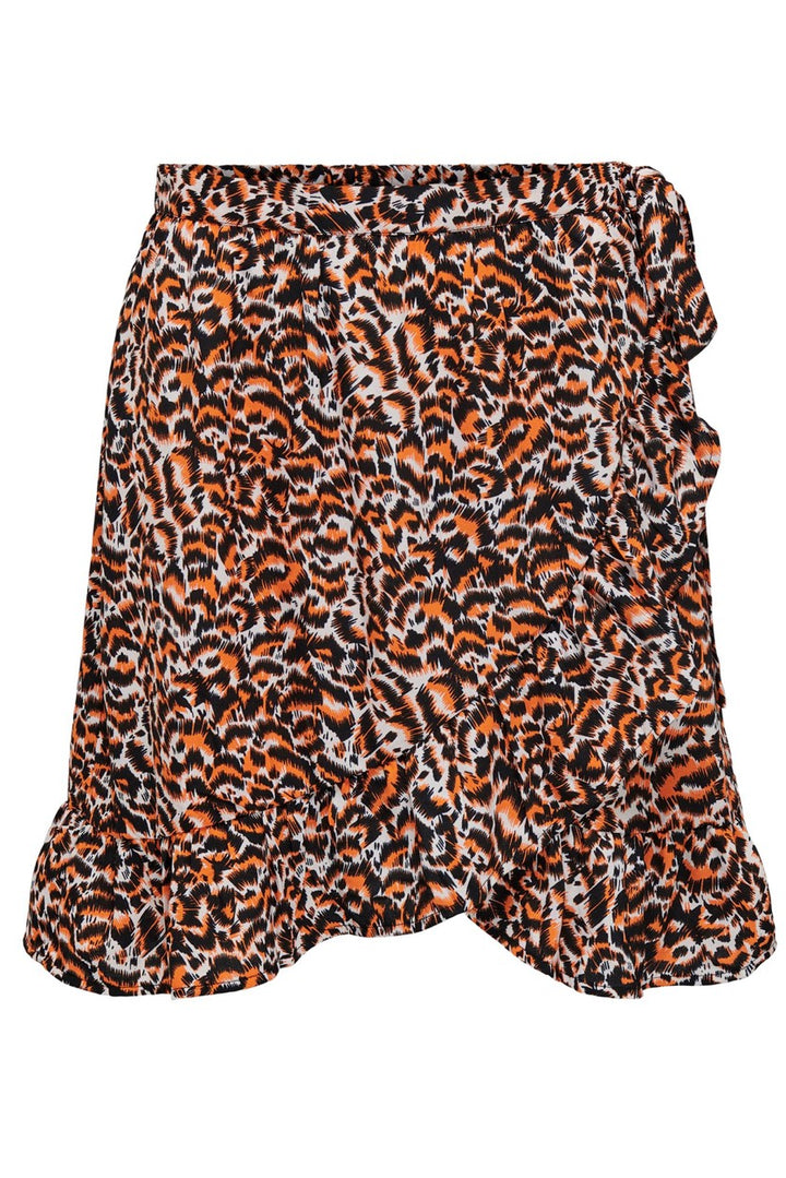 Onljanet Fake Wrap Skirt Cs Ptm - Oranje Dessin