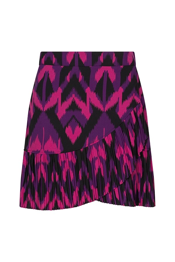 Skirt Jaleni - Paars Dessin