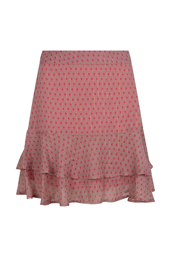 Karmijn Skirt - Roze Dessin