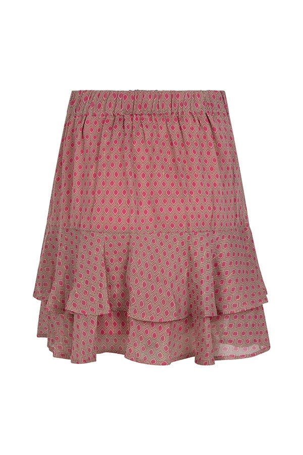 Karmijn Skirt - Roze Dessin