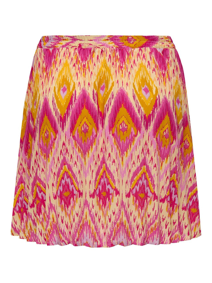 Onlalma Life Poly Sh. Plisse Skirt - Roze Dessin