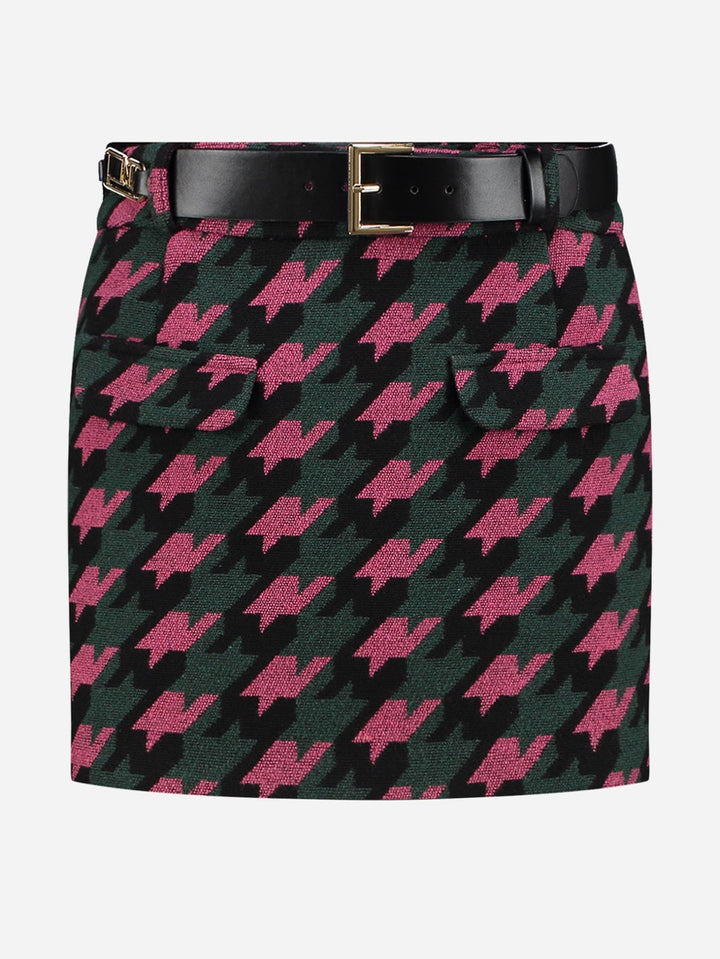 Heather Skirt - Roze Dessin