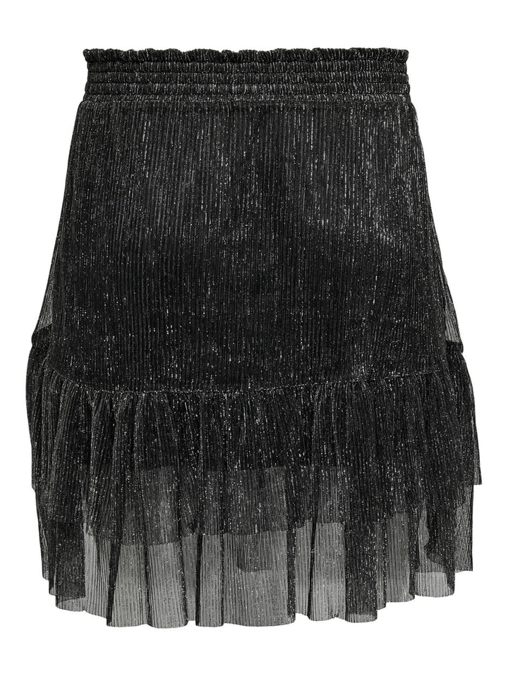 Onlmiana Plisse Glitter Skirt Jrs - Zilverkleurig