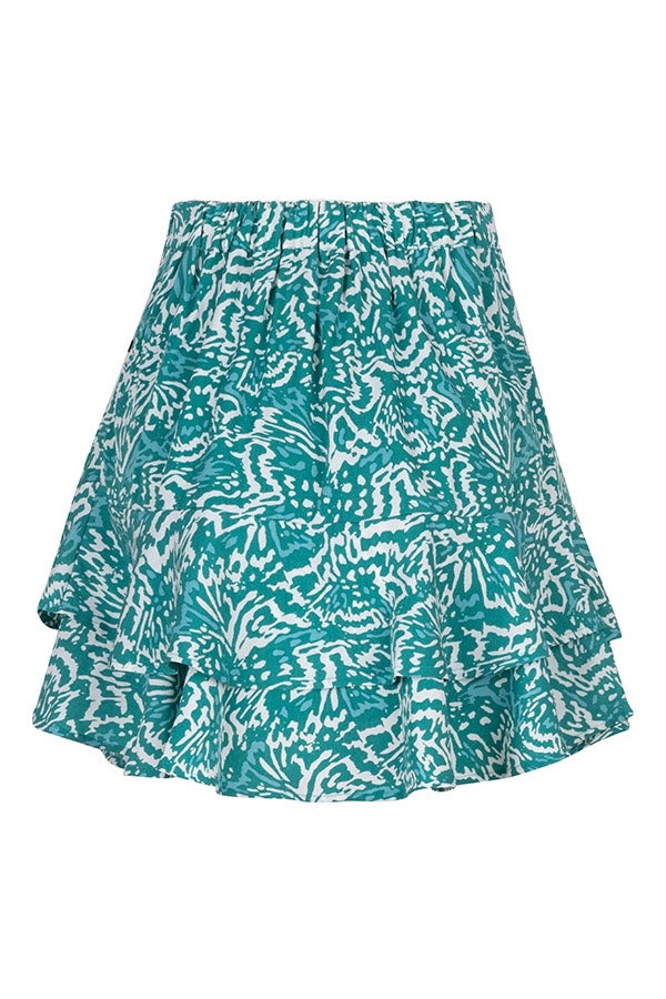 Skirt Leona - Groen Dessin