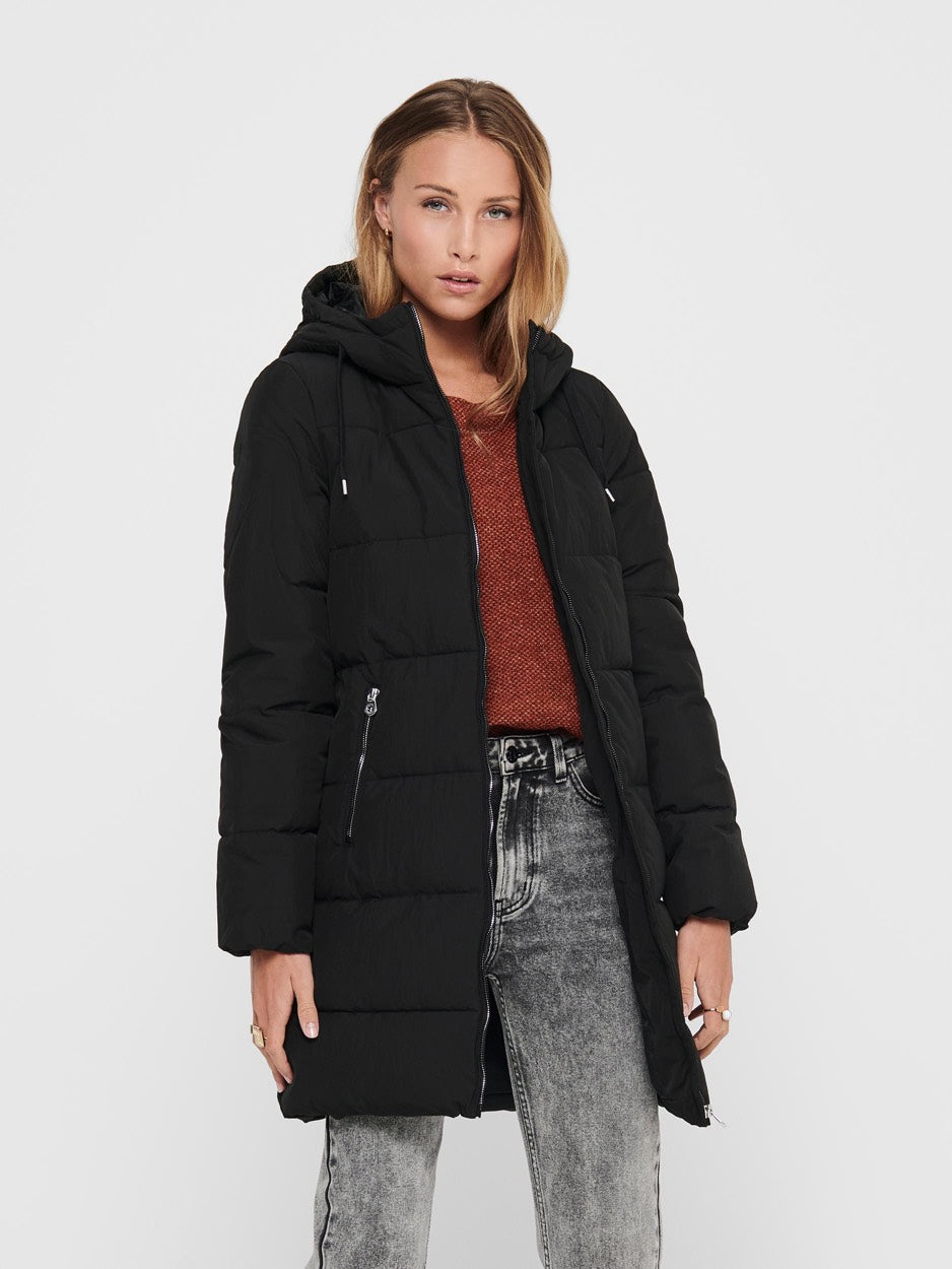 Onldolly Long Puffer Coat Otw Noos - Zwart