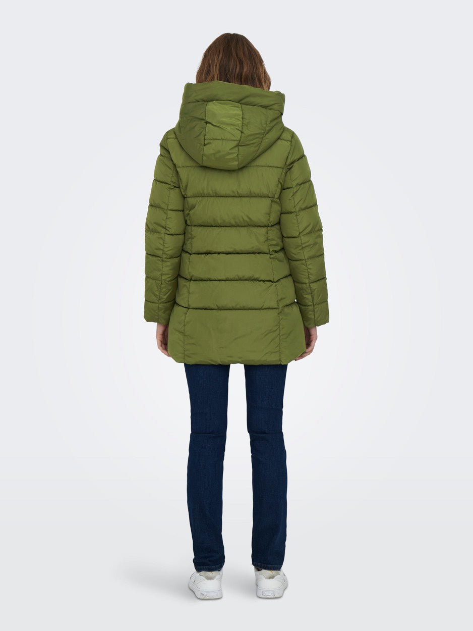 Onllina Puffer Coat Cc Otw - Olijf