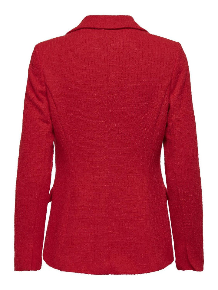 Onlpinko-ailis L/s Bou Fit Blazer C - Rood