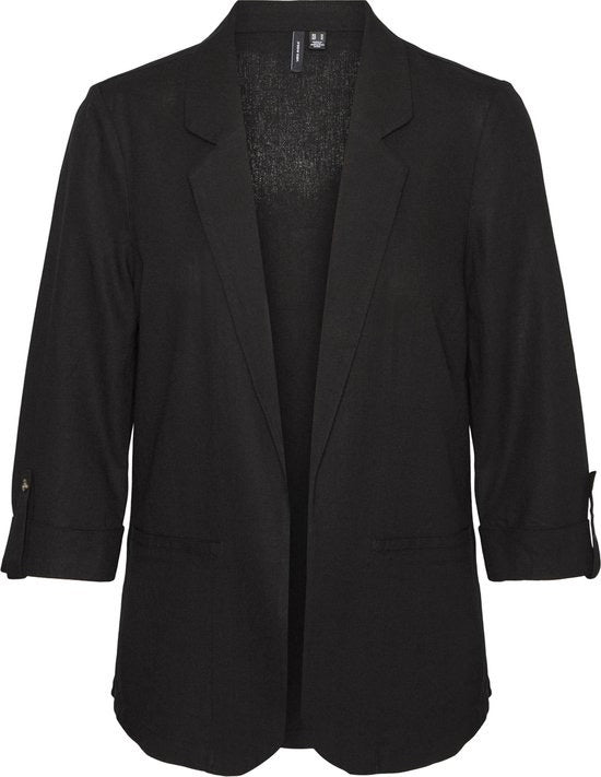 Vmjesmilo 3/4 Loose Blazer Wvn Ga N - Zwart