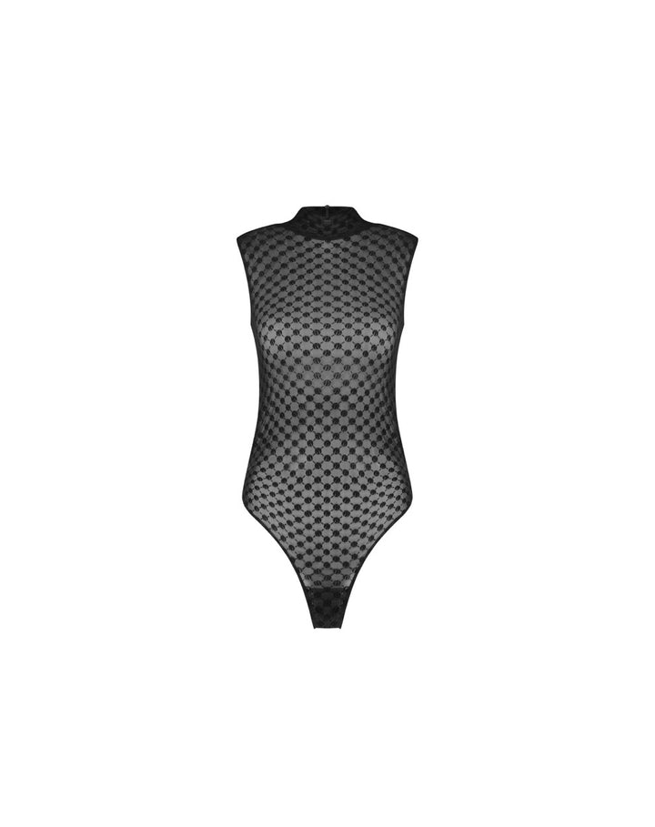 Monogram Bodysuit - Zwart