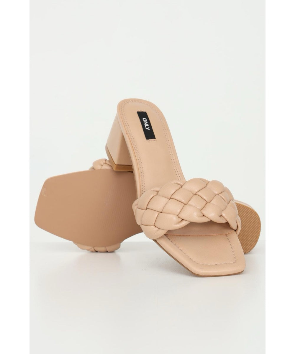 Onlaylin-1 Pu Heeled Slip On - Taupe