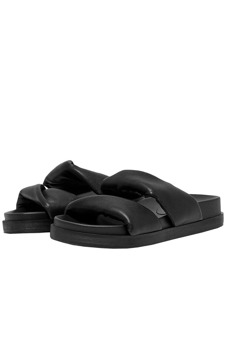 Onlminnie-4 Pu Padded Sandal - Zwart